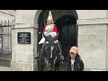 IDIOTS APLENTY AND THIS HAPPENS WHEN HCAV KING'S GUARD return to Horse Guards!