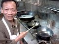 How professional chef season their carbon steel wok （ 怎么开锅的过程 )