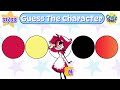 🔮Guess The Hazbin Hotel Character By Color Palette 🔴🟡⚪⚫ Trivia Quiz Challenge