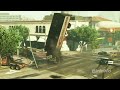 GTA V - Tow truck uses big truck as weapon (crazy)