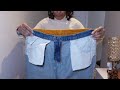 Denim Skirt Upcyle with a Bonus | DIY your jeans into a skirt | Insert a contrasting GODET | Upcycle