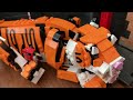 Stop Motion Lego Tiger castle invasion, interpolated to 40fps