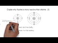 Explaining Reactivity Trends - GCSE Chemistry Revision