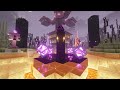 I build THE END in NETHER Hardcore | Transformed the NETHER into the END in Minecraft Hardcore