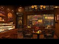 Enjoy Your Relaxing Night in Cozy Coffee Shop Ambience with Smooth Piano Jazz Music and Rain Sounds