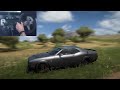 Dodge Challenger SRT Hellcat - Forza Horizon 5 Steering Wheel Gameplay