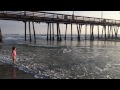 Toddler loves the beach, Imperial Beach, San Diego