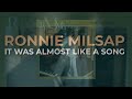 Ronnie Milsap - It Was Almost Like A Song (Official Audio)