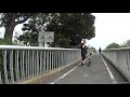 Osaka Japan Cycling on river