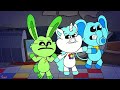 the SAD STORY of POU FAMILY... Poppy Playtime Chapter 3 Animation