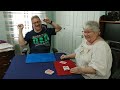 The magician’s wife does a card trick on me #magictricks #Femalemagicians #cardtricks