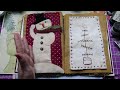 Christmas Journal of Stitchery/Update/Belsnickle/Snowman#roxysjournalofstitchery