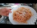 Spaghetti con salsa  FÁCIL Y RÁPIDO  🍝😁