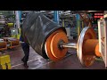 Incredible production process from natural rubber to giant car tires