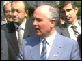 President Reagan Walking in Red Square with Mikhail Gorbachev, Moscow, May 31, 1988