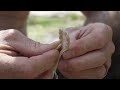 Making a Primitive BOW & ARROW using only a KNIFE!