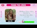 FINISH THE LYRICS 🎵 Most Popular Viral TikTok Songs 2023-2024 | Music Quiz