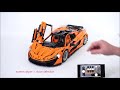 MOC P1 hypercar 1:8 - w/ manual + RC instructions