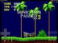 Playing sonic 1 debut on my iPad to see if I can beat the game.