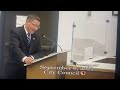 Antonio Latona Clifton council Speech 9/6/22