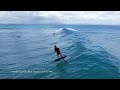 Surf foiling the Amos Shapes SPITFIRE Foilboard