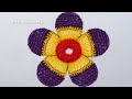 Amazing Hand Embroidery Flower Design Needle Work Embroidery Flower Sewing Technique For Tutorial