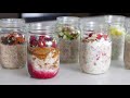 OVERNIGHT OATS | easy, healthy breakfast & 6 flavor ideas!