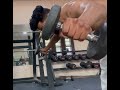 Gym pumping shoulder