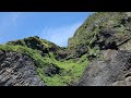 Mountainside at Black Sand Beach in Iceland