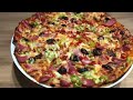 Bu videodan sonra pizza almayacaksınız ! 10 dakikada hamur açmadan pizza