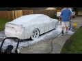Foam cannon on my Audi s5