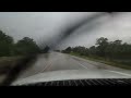 Lightening storm films on way to Brownsville, TX. Footage from between Gonzales/Cuero in South Texas
