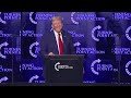 Donald Trump speaks in Detroit at Turning Point event