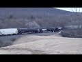 Norfolk Southern 310 with brand new SD70ACe, NS 1234! Gang Mills, NY - 3/21/2022