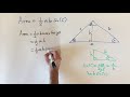 Proof of formula for area of a triangle using sine