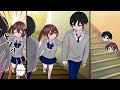 【Manga Dub】The hottest girl enjoyably makes fun of me so i push her off by telling...【RomCom】