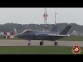 SEND IT! MASS TAKE OFF US AIR FORCE F-15 STRIKE EAGLE & F-35 LIGHTNING • RAF LAKENHEATH 48TH FW