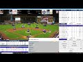 Action PC Baseball.  2000 WS Replay Game 5. NYY @ NYM