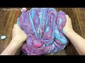 Mixing makeup clay and more into Glossy Slime I Relaxing slime videos#part10
