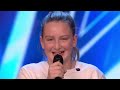 Ten-year-old Giorgia gets Alesha's GOLDEN BUZZER with MIND-BLOWING vocals! | Auditions | BGT 2019