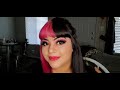 ANTI-VALENTINE EMO Eyeshadow look | MISSVVANE | Dating Story time  Black Red Smokey Eyeshadow