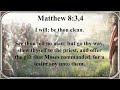 Every Word Said By Jesus 📜 BOOK OF MATTHEW (KJV)