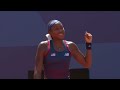 Coco Gauff digs in for Round 2 victory over Argentina's Maria Lourdes Carle | Paris Olympics