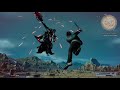 Final Fantasy XV sparring with aranea