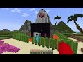 SECURITY HOUSE vs SKELETON SHARKS in Minecraft