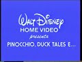 Walt Disney Home Video presenta Pinocchio, Duck Tales E... (1988)