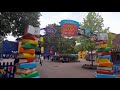 Walk Through in Alton Towers Theme Park |Midlands|England