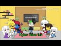 Undertale reacts to Sans AU themes (the sans AU themes video is my creation)