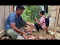 Use wood to make a hammer and prepare to build a new wooden house | Family Farm Life