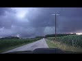 Brief Tornado Intercept | Batesville Indiana Storm Chase 7/9/24 #indianatornado #tornado #stormchase